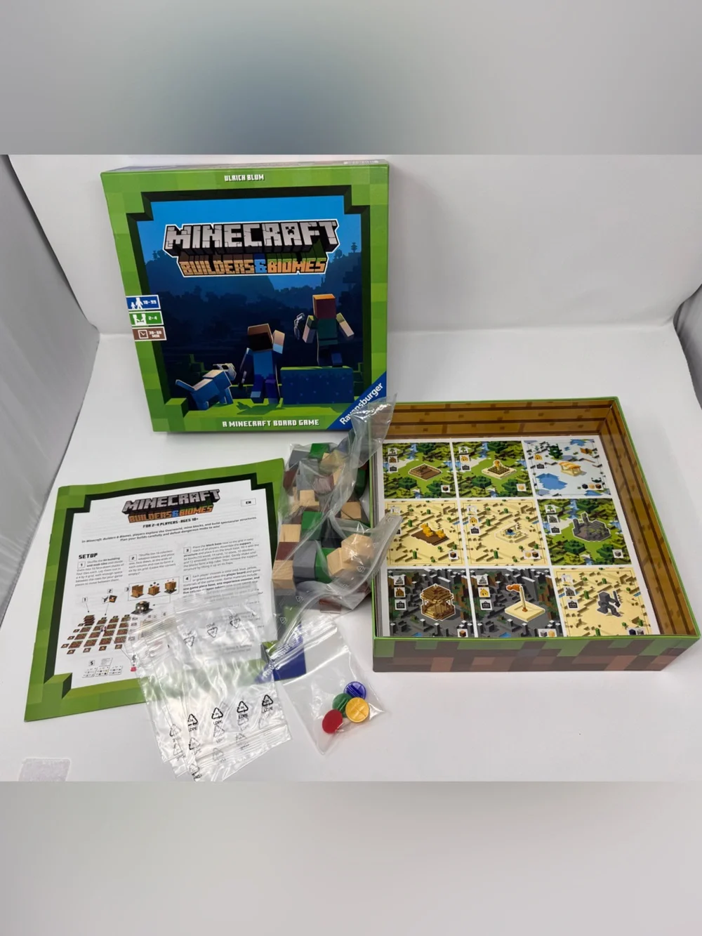 Ravensburger Minecraft: Builders & Biomes Strategy Board Game